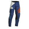 Pantaloni motocross Thor sector edge, Albastru/Portocaliu