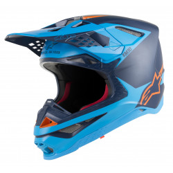 Casca motocross Alpinestars sm10 meta mx, Albastru Casca motocross Alpinestars sm10 meta mx, Albastru