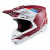 Casca motocross Alpinestars sm8 contact mx, Rosu/Alb thumb