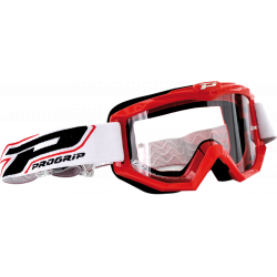 Ochelari motocross Progrip atzaki, Rosu