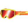 Ochelari motocross PROGRIP3201FL Atzaki mx mirror, Rosu/Galben fluo