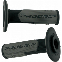 Mansoane motocross Progrip 801 hybrid duo-density, Gri/Negru Mansoane motocross Progrip 801 hybrid duo-density, Gri/Negru