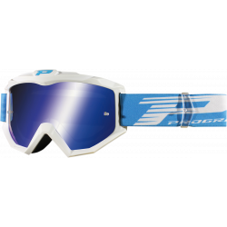 Ochelari motocross PROGRIP3201FL Atzaki mx, Albastru/Alb Ochelari motocross PROGRIP3201FL Atzaki mx, Albastru/Alb