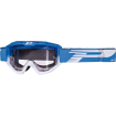 Ochelari motocross Progrip 3450LS riot mx, Albastru/Alb thumb
