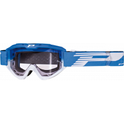 Ochelari motocross Progrip 3450LS riot mx, Albastru/Alb Ochelari motocross Progrip 3450LS riot mx, Albastru/Alb