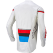 Bluza motocross Alpinestars techstar quadro, Alb/Rosu/Albastru Bluza motocross Alpinestars techstar quadro, Alb/Rosu/Albastru thumb