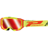 Ochelari motocross Progrip 3303 vista, Galben/Rosu