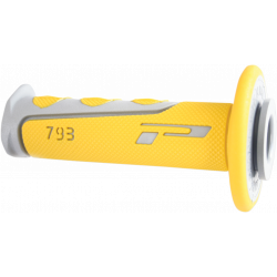Mansoane motocross Progrip 793 dual, Gri/Galben Mansoane motocross Progrip 793 dual, Gri/Galben