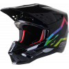 Casca motocross Alpinestars sm5 compass, Negru