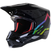 Casca motocross Alpinestars sm5 compass, Negru thumb