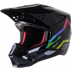 Casca motocross Alpinestars sm5 compass, Negru