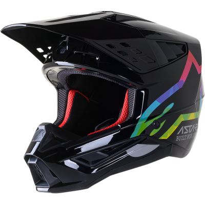 Casca motocross Alpinestars sm5 compass, Negru