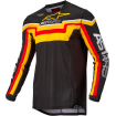 Bluza motocross Alpinestars techstar quadro, Negru/ Galben thumb