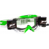 Ochelari motocross Progrip 3200 Venom roll off mounted mx, Verde