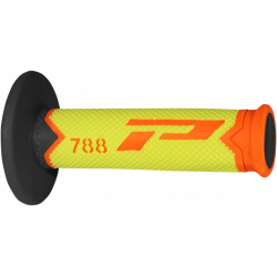 Mansoane motocross Progrip tripple density 788, Galben/Portocaliu Mansoane motocross Progrip tripple density 788, Galben/Portocaliu