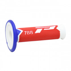 Mansoane motocross Progrip tripple density, Alb/Rosu Mansoane motocross Progrip tripple density, Alb/Rosu
