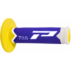 Mansoane motocross Progrip tripple density 788, Alb/Galben/Mov