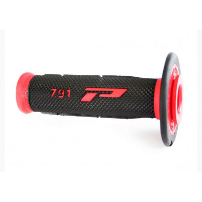 Mansoane motocross Progrip double density, Rosu/Negru