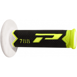 Mansoane motocross Progrip tripple density 788, Negru/Gri/Galben Mansoane motocross Progrip tripple density 788, Negru/Gri/Galben