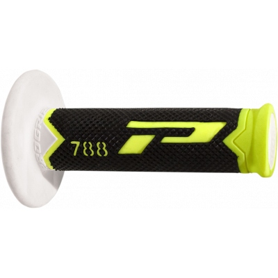 Mansoane motocross Progrip tripple density 788, Negru/Gri/Galben