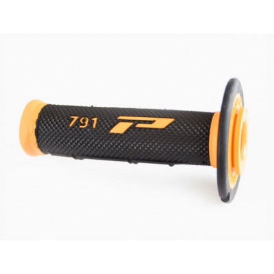 Mansoane motocross Progrip double density, Portocaliu/Negru