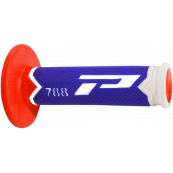 Mansoane motocross Progrip tripple density 788, Alb/Rosu/Mov Mansoane motocross Progrip tripple density 788, Alb/Rosu/Mov