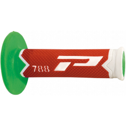 Mansoane motocross Progrip tripple density 788, Alb/Verde/Rosu