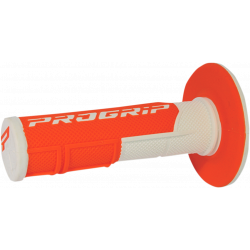 Mansoane motocross Progrip double density, Portocaliu/Alb