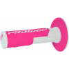 Mansoane motocross Progrip double density, Roz/Alb