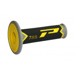 Mansoane motocross Progrip tripple density, Galben fluo/Negru Mansoane motocross Progrip tripple density, Galben fluo/Negru