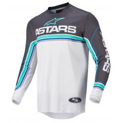 Bluza motocross Alpinestars fluid speed s21, Albastru/Gri Bluza motocross Alpinestars fluid speed s21, Albastru/Gri