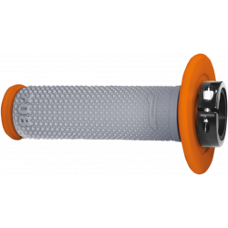 Mansoane motocross Progrip 708 lock-on, Gri/Portocaliu Mansoane motocross Progrip 708 lock-on, Gri/Portocaliu