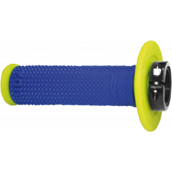 Mansoane motocross Progrip 708 lock-on, NAlbastru/Galben fluo Mansoane motocross Progrip 708 lock-on, NAlbastru/Galben fluo