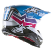 Casca motocross Alpinestars sm10 TLD edition 23, Albastru Casca motocross Alpinestars sm10 TLD edition 23, Albastru thumb