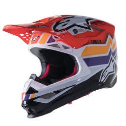 Casca motocross Alpinestars sm10 TLD edition 23, Rosu Casca motocross Alpinestars sm10 TLD edition 23, Rosu