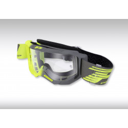 Ochelari motocross Progrip 3300 fl Transparent, Gri/Galben fluo Ochelari motocross Progrip 3300 fl Transparent, Gri/Galben fluo