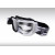 Ochelari motocross Progrip 3300 clear, Alb/Negru thumb