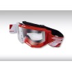 Ochelari motocross Progrip 3300 clear, Alb/Rosu thumb
