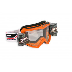 Ochelari motocross Progrip 3208 mx/enduro goggles roll-off, Portocaliu