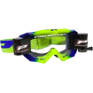 Ochelari motocross Progrip venom roll off, Albastru/Galben thumb