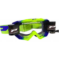 Ochelari motocross Progrip venom roll off, Albastru/Galben Ochelari motocross Progrip venom roll off, Albastru/Galben