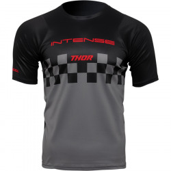 Tricou ciclism Thor intense assist chex, Negru/Gri Tricou ciclism Thor intense assist chex, Negru/Gri