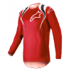 Bluza motocross Alpinestars Fluid narin, Rosu