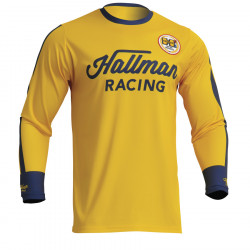 Bluza motocross Thor hallman differ roosted, Galben