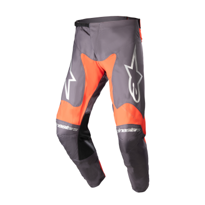 Pantaloni motocross Alpinestars rac hoen, Gri/Portocaliu