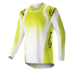 Bluza motocross Alpinestar Techstar Push, Galben fluo/Alb thumb