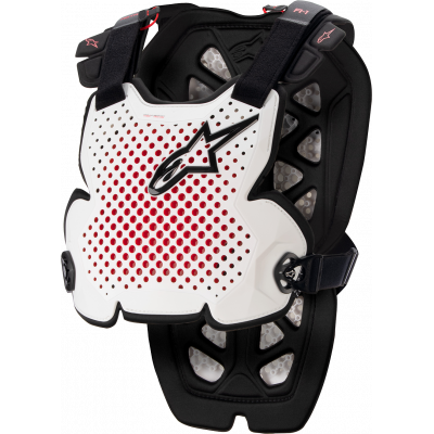 Armura de protectie Alpinestars a-1, Negru/Rosu/Alb