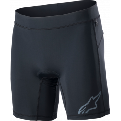 Pantaloni scurti ciclism Alpinestars drop, Negru
