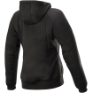 Hanorac pentru femei Alpinestars stella chrome sport, Negru thumb