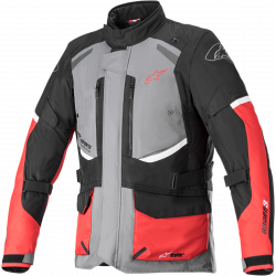 Geaca moto de textil Alpinestars andes v3, Negru/Gri/Rosu